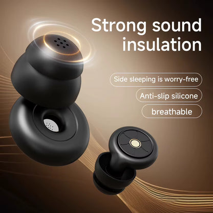 3D Sleep Eye Mask for Sleeping - Insomnia Relief, Light Blocking - Eye Cover - Adjustable Strap ,With Noise Cancelling Earplugs